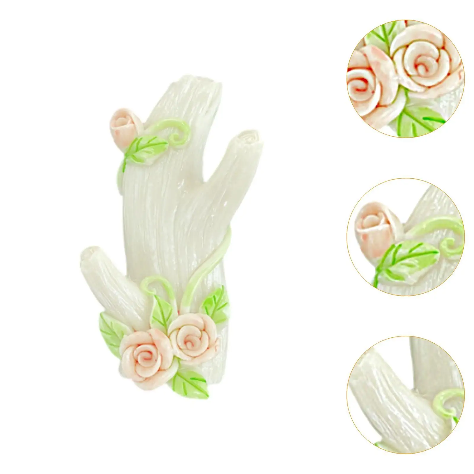 Resin Wall Hook Simulated Tree Branch Home Decoration Home Storage Multiuse Hat Hook for Entrance Living Room Dorm Hat Backpack