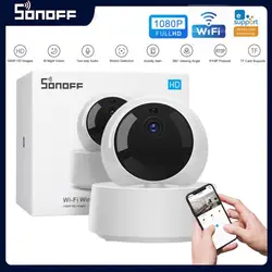 SONOFF GK-200MP2-B Mini WiFi IP Camera 1080P HD Indoor Wireless Security Camera Night Vision Monitor CCTV Surveillance Cameras