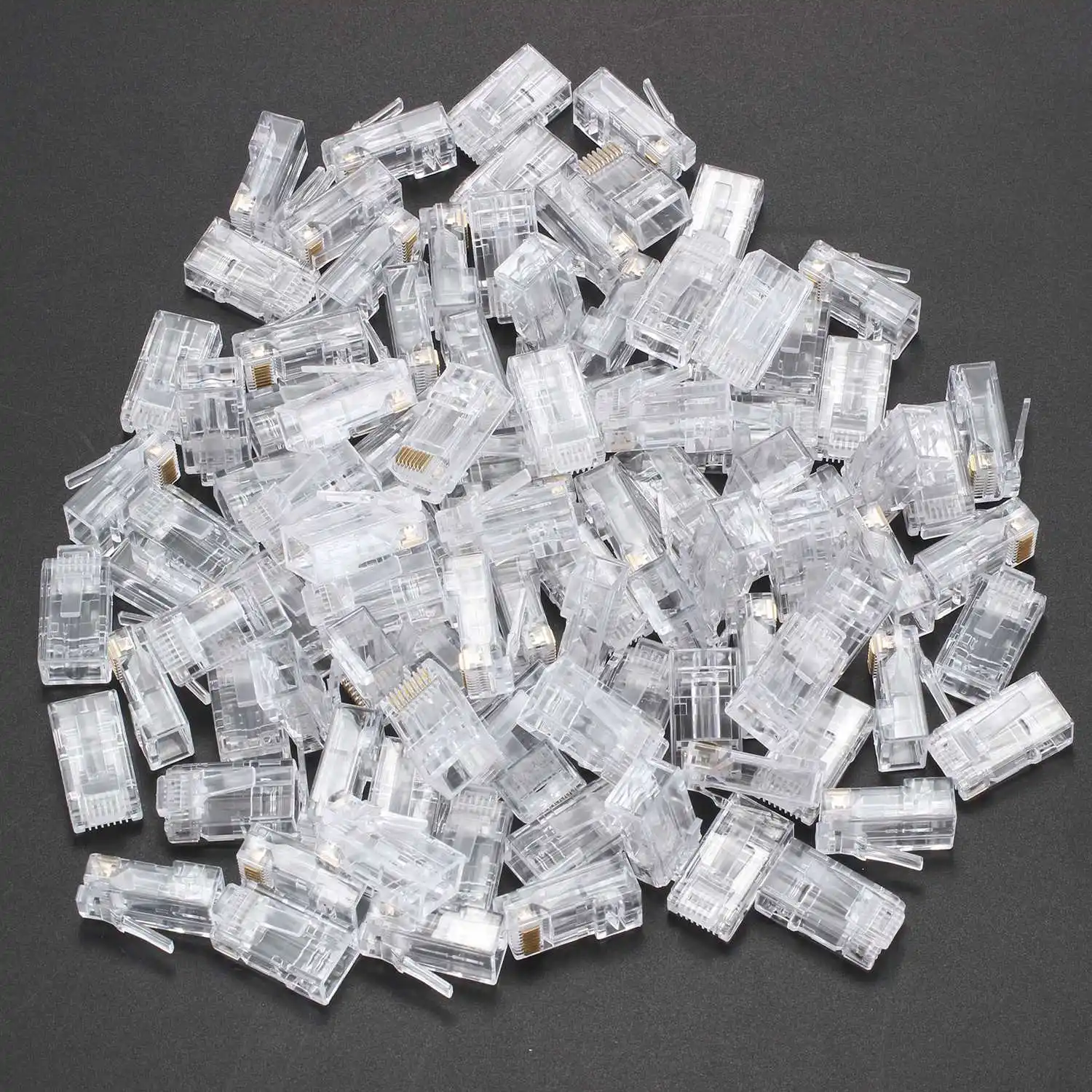 ConnecSpectrum-RJ45 6U CatsnapJack UTP, Plaque ou Passage à Travers les Câbles Ethernet, Prise Réseau RJ-45 100 Pièces