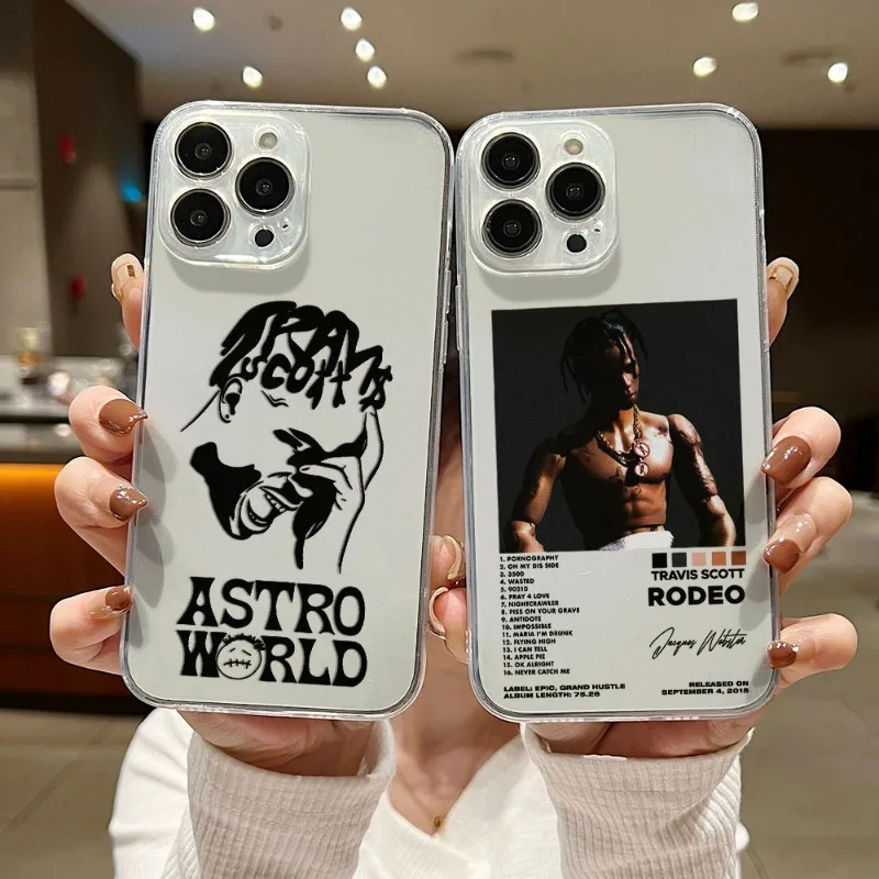 

Travis Scott Cactus Jack Phone Case For iPhone 16 15 14 13 12 11 Pro Max Mini X XS SE 7 8 Plus 16E Shockproof Soft Cover Fundas