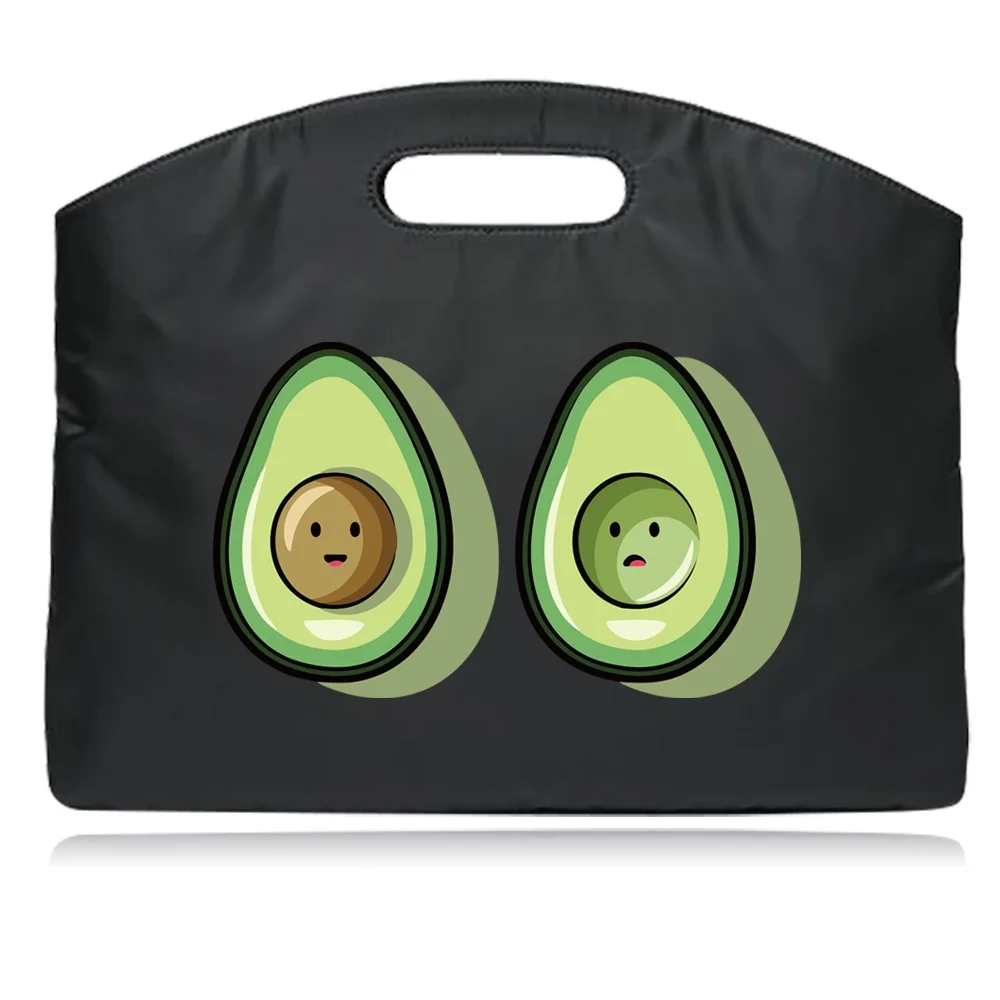 Dokument Aktentaschen Business Handtasche Avocado Muster Designer Notebook Büro Totes Organizer Tasche Clutches Fall für MacBook