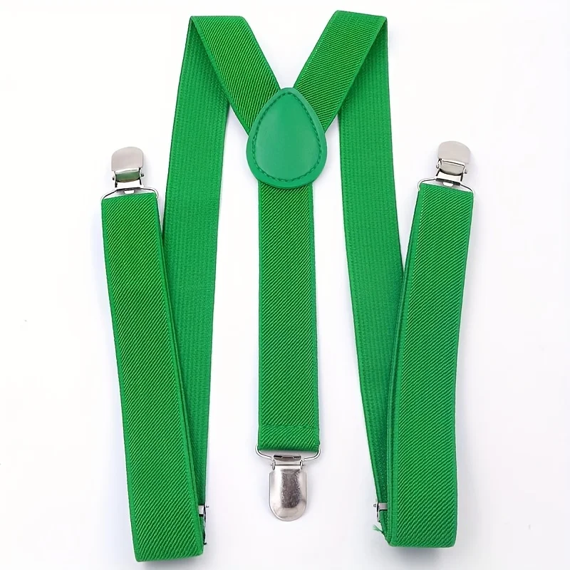 Новые мужские подтяжки, высокоэластичные регулируемые 3-сильные зажимы, подтяжки, сверхмощные подтяжки для брюк, держатель для брюк, свадебная одежда