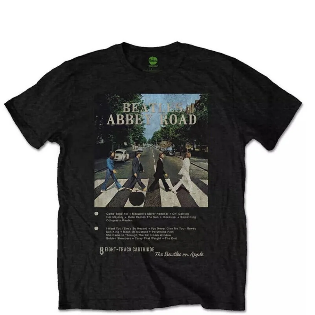 1970 The Beatles Abbey Road - Lennon's Retro T-shirt Spring Sports Pure cotton Men's T-Shirt Children's Clothing Tee Y2k Woman