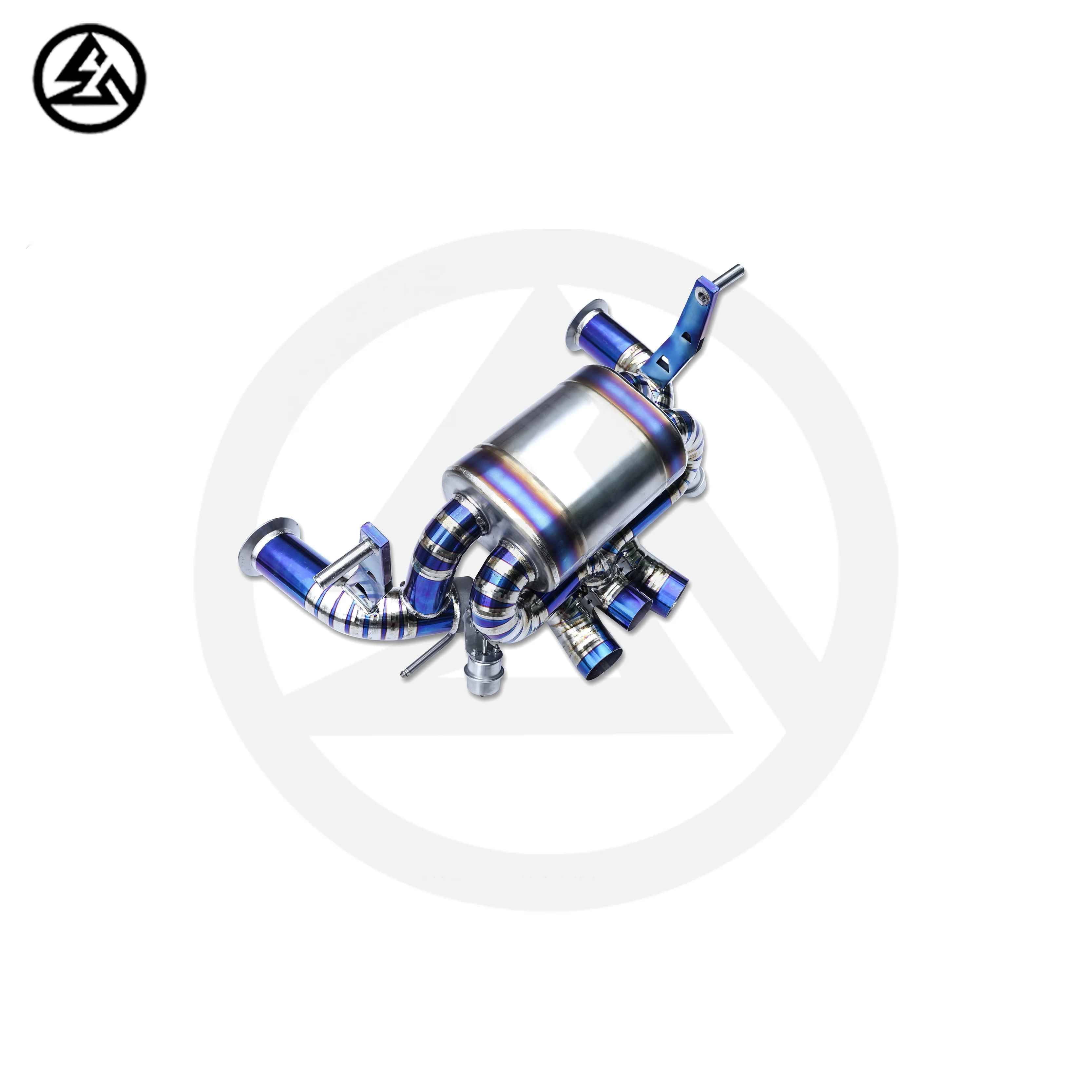 Wholesale  Titanium Exhaust Pipe Axleback for  Aventador S LP740 Muffler  Pneumatic Valve Remote Control