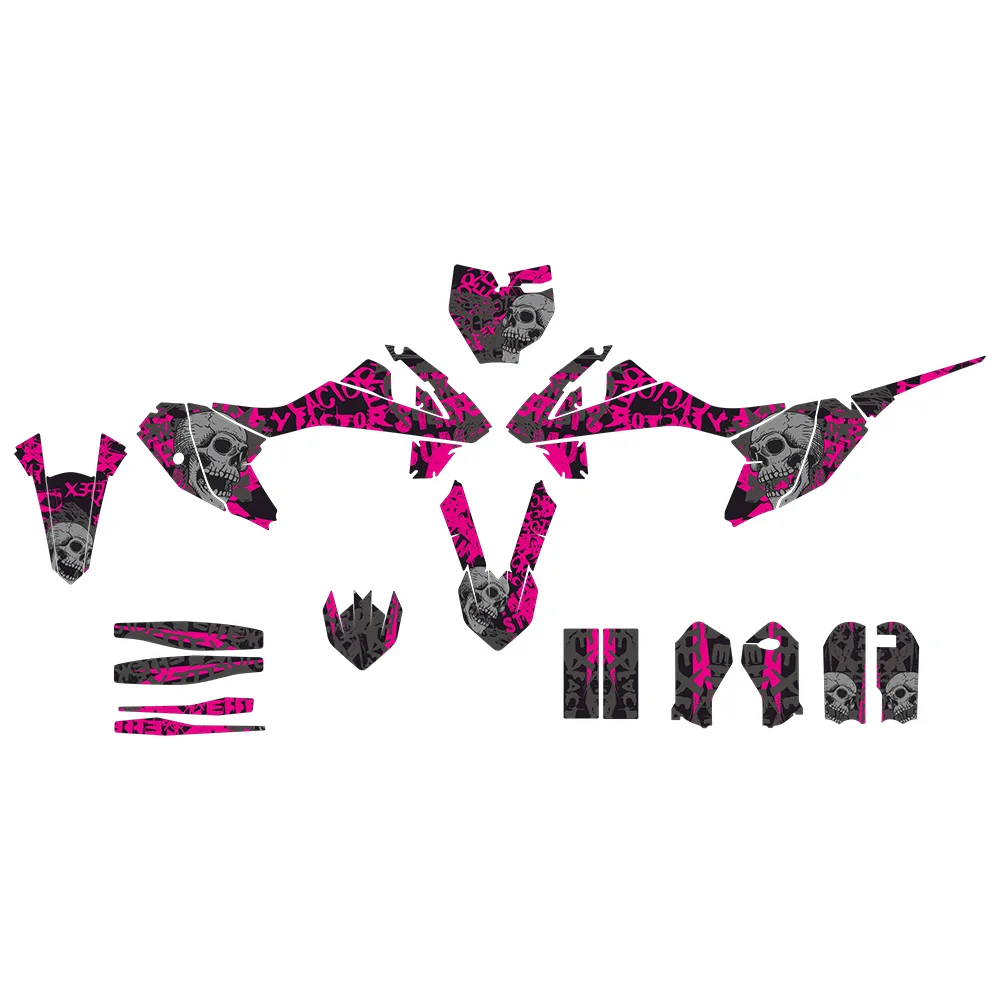 Custom Motorcycle Decals Full Set for KTM SX65 2016-2022 Off-Road Waterproof High Quality Sticker Graphics