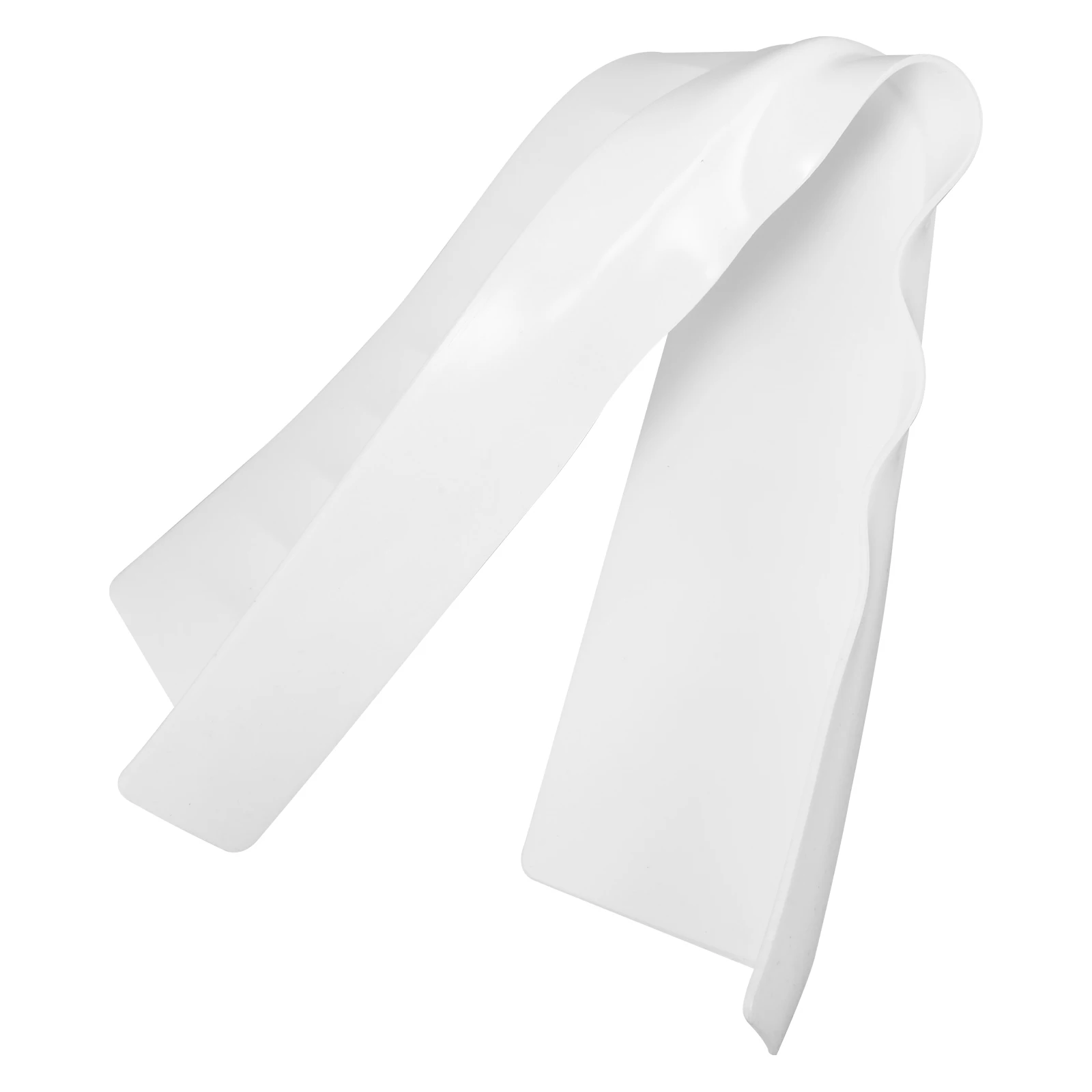 

White Kitchen Sink Splash Guard Long Anti-splash Strips Countertop Protection Silicone Suction Cups Prevent Fits