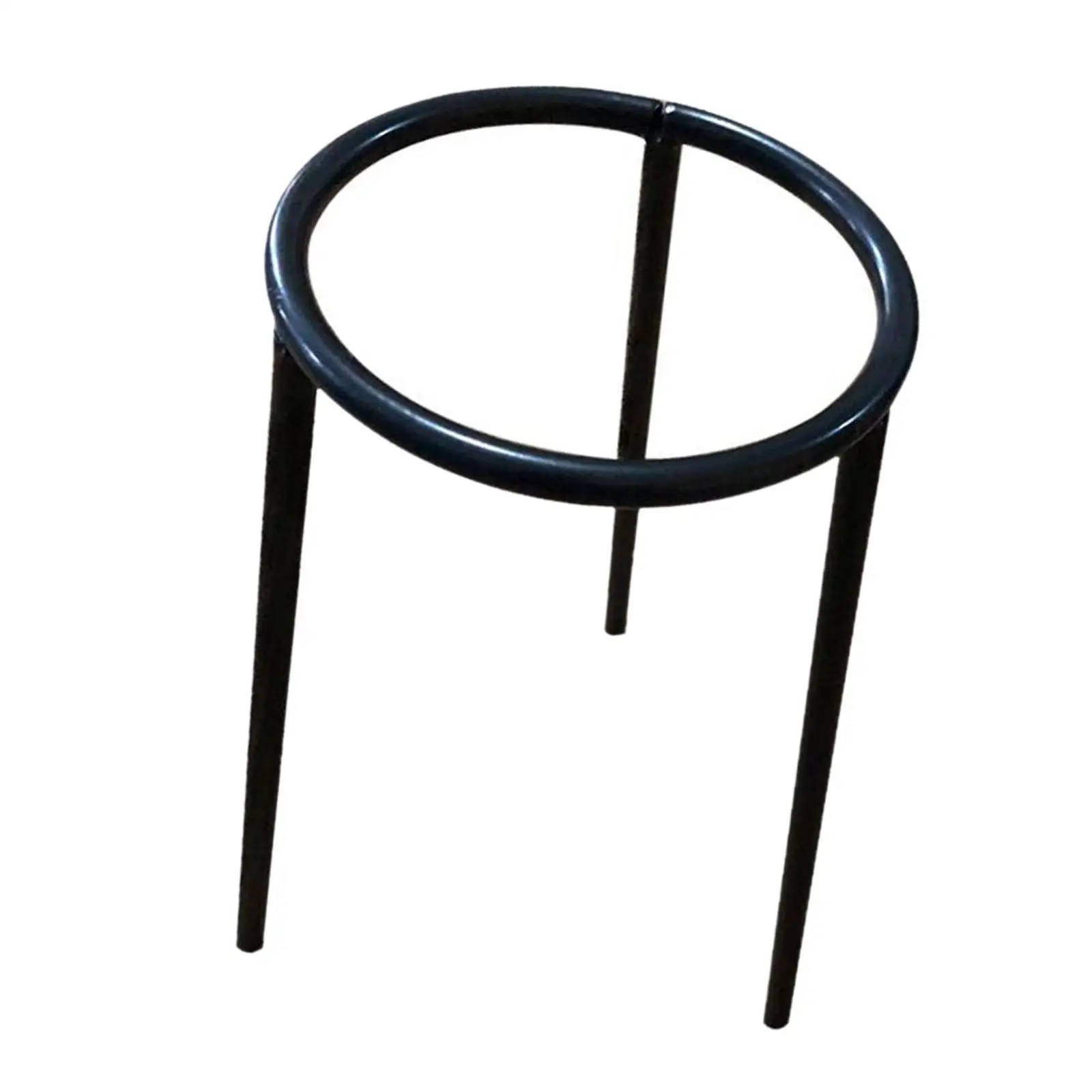 Metal Lab Instruments Tripod Stand Black Support Stand for Beaker Heating in Science Teaching