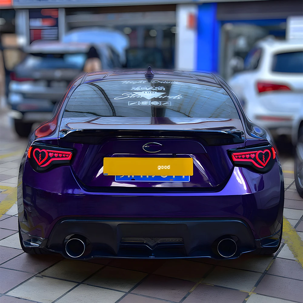 

For Toyota 86 / Subaru BRZ 2012-2021 Car Tail Light Assembly Upgrade, Heart-Shaped Start Effect Signal Light Tool Accessories