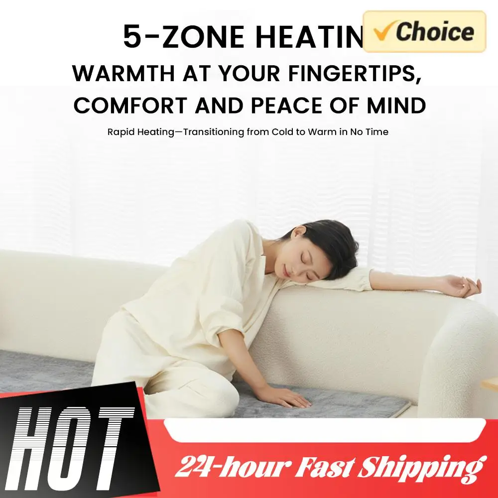 

Intelligent 5-Zone Heating Camping USB Heating Sleeping Mat Portable USB Heated Sleeping Bag Pad with 5 Heating Zone for Outdoor