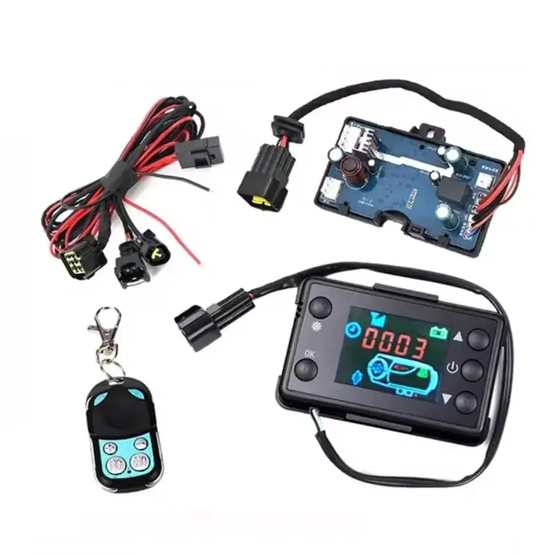 Control Board Motherboard For 12V 24V Air Diesel Heater LCD Monitor Switch With Remote For Car Parking Heater-T61C