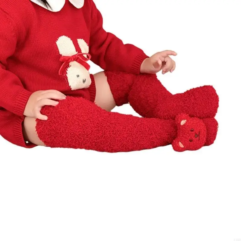 

Над коленными носками дети мультфильм медведь носки против скольжения зимы теплые колготки