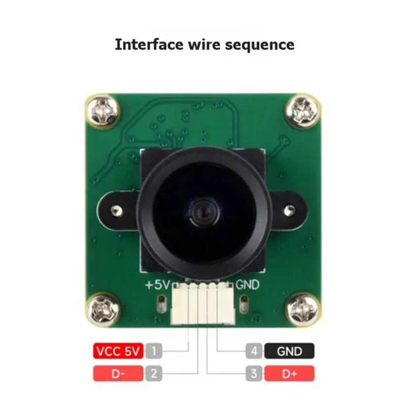 ABGI-OV4689 4MP Festes Sichtfeld 92 ° USB-Kamera (A) Plug-and-Play, unterstützt Typ-C-Anschluss, SH1.0 4PIN-Header, keine Verz – Detail 5