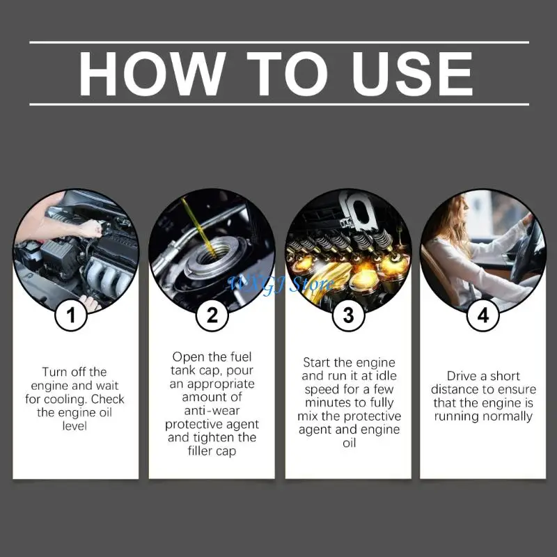 37JE Engine Friction Reducer Anti-Wear Protectant for Enhanced Efficiency 100ml