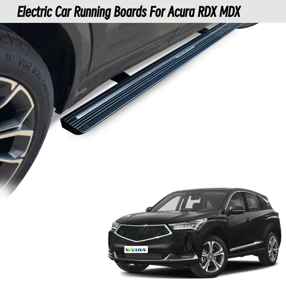 

Automatic Electric Running Boards for Acura RDX MDX, Retractable Side Steps with LED Lights, Fit for CDX ZDX