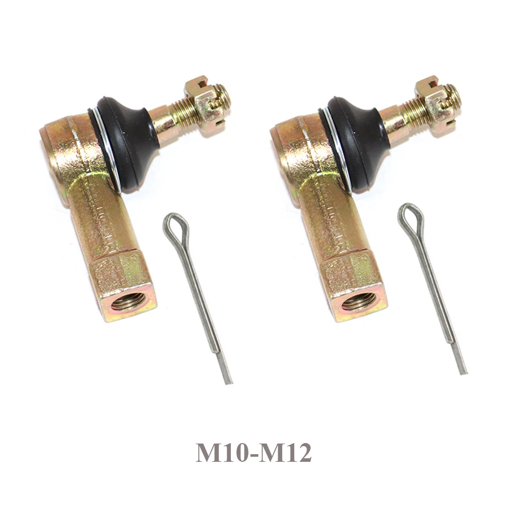 

1 Pair M10-M12 Tie Rod Ends Kit Ball Joints Fit For Quad ATV Adly Her Chee Rs 50 LC Honda Quad TRX 250R 300X 400EX 450ER Parts