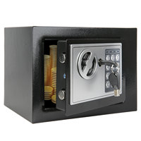 Home Storage Safe Security Box Chest Lock 4.6L Digit Security Case Handy Storage Secure Locking Safe Chest Safety Box,2 Keys