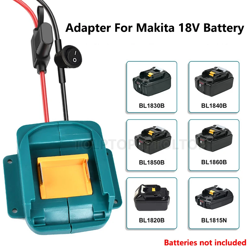 Imagem -05 - Carro Jump Starter Booster para Makita 18v Li-ion Battery Adaptador Bl1850 Impulsionador de Emergência Dispositivo de Partida Jump Start Tool Hot