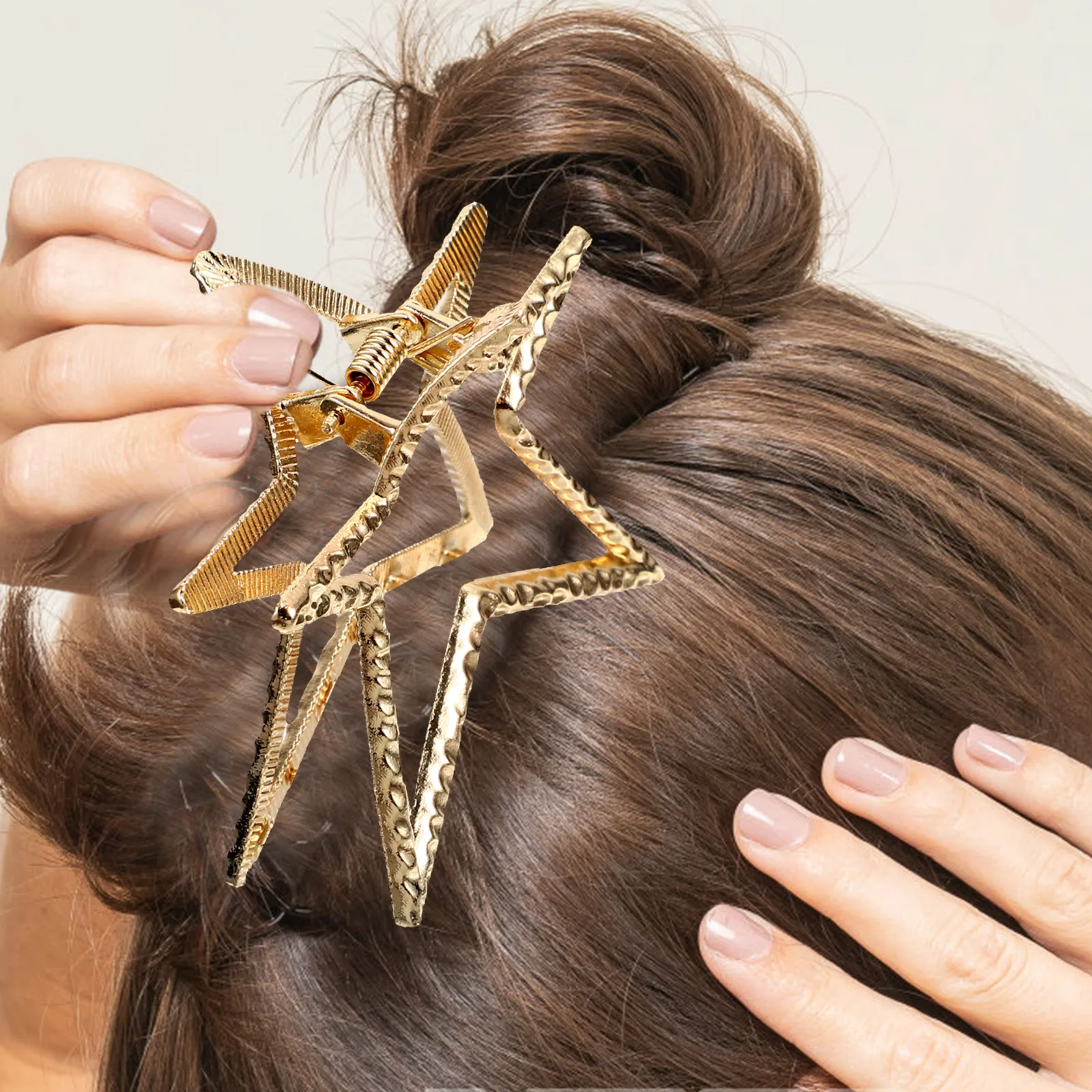 

2pcs Hair Clips Simple Accessories for Hair Accessories For Girls 8 12 Girls Golden Sturdy Mini