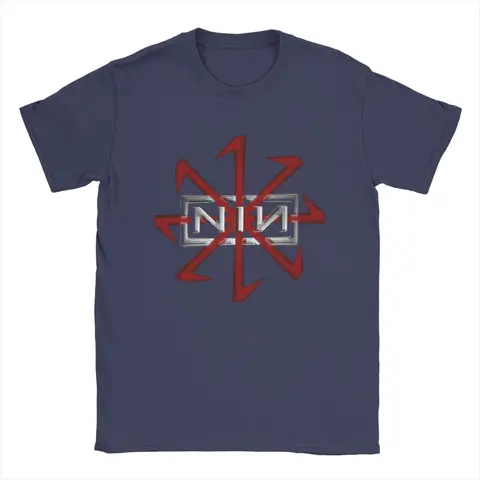 Nine Inch Nails NIN T 셔츠 의류 레저 반소매 칼라 티셔츠 인쇄 티셔츠 여성과 남성을위한 다목적 티셔츠 Nine Inch Nails NIN T 셔츠 의류 레저 반소매 칼라 티셔츠 인쇄 티셔츠 여성과 남성을위한 다목적 티셔츠