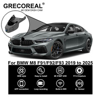 GRECOREAL 4K Dash Cam Front and Rear WiFi Car Dual Dashcam APP Control Easy Install Plug Play Compatible with BMW M8 F91 F92 F93