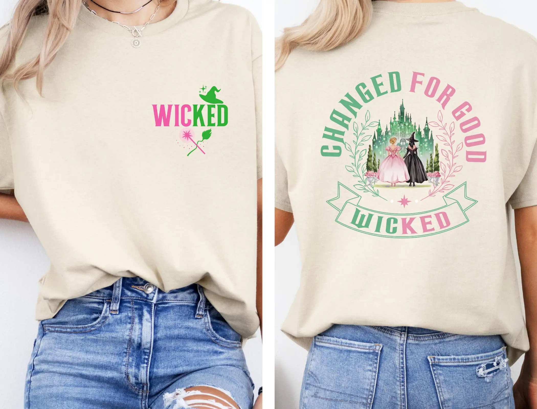 تغيير شريري لقميص جيد، عصا مكنسة الجاذبية، عصا سحرية، قميص مروحة الفيلم، هدية مروحة موسيقية شريرة