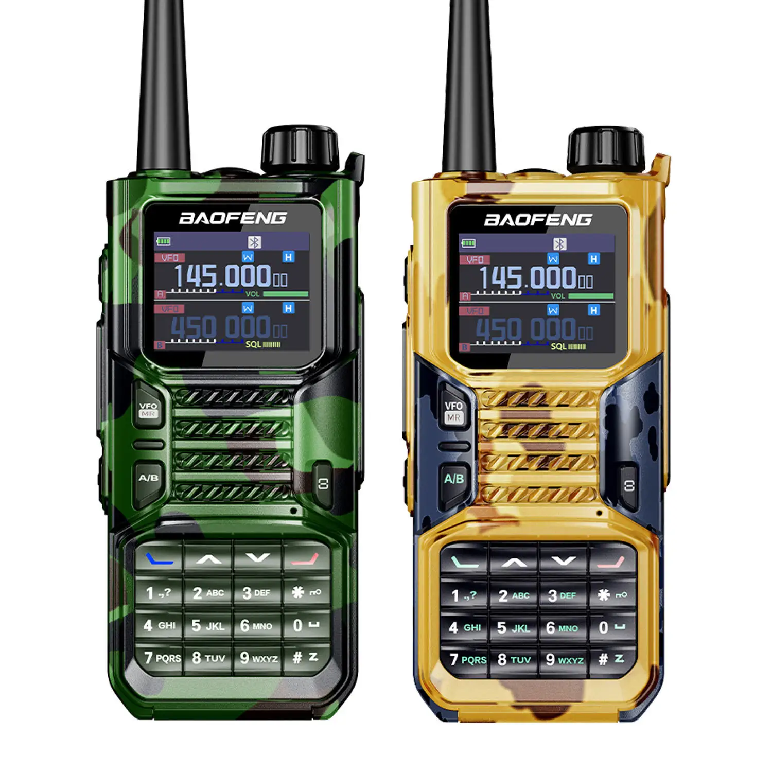 

Baofeng RD-55PRO Handheld Walkie Talkie 10W VHF UHF with Full Band Bluetooth AM/FM Transceiver