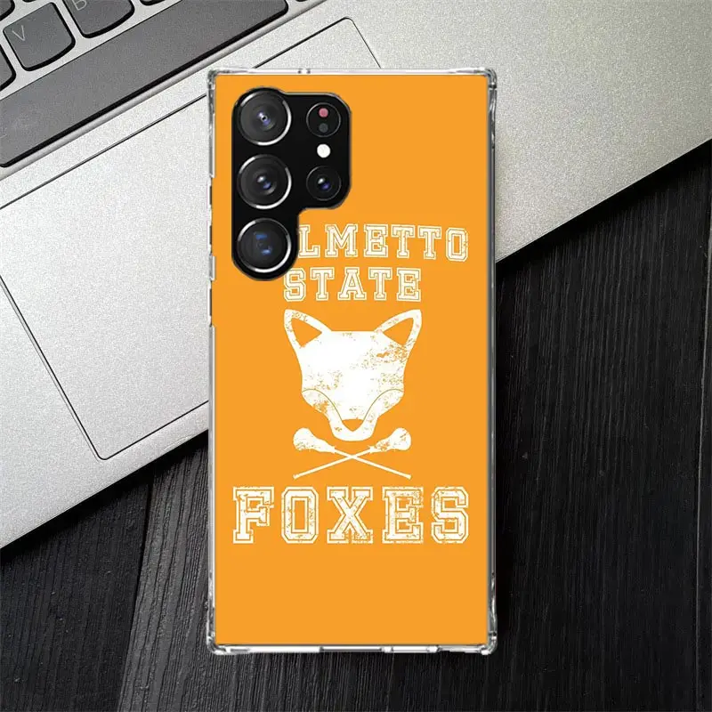 Andreil All For The Game Palmetto State Foxes Soft Silicone Phone Case For Samsung Galaxy S24 S23 S22 Ultra S21 S20 FE S10 Plus