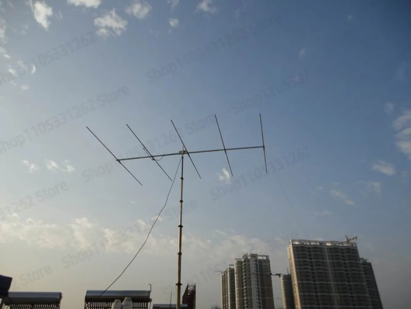 A50-5S 50MHz 5 Element Yagi Antenna 10.5dBd High Gain 3.66m Boom for Ham Radio DX