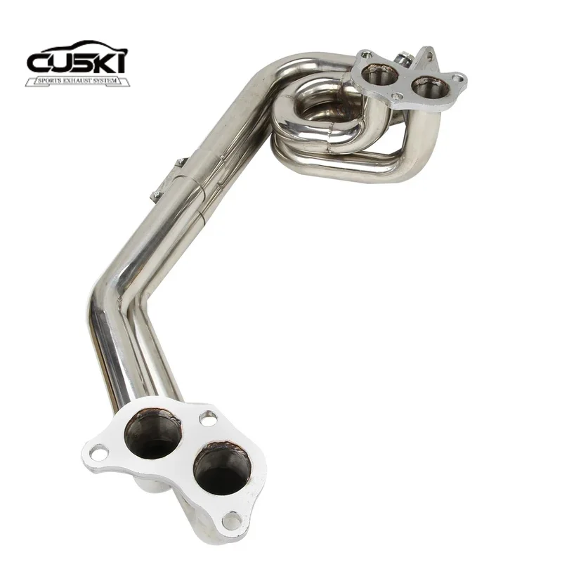 High Performance Exhaust Manifold 2-Pieces Header For 08-17 Impreza WRX/STI G3/G4 EJ25 quality Stainless Steel Exhaust system