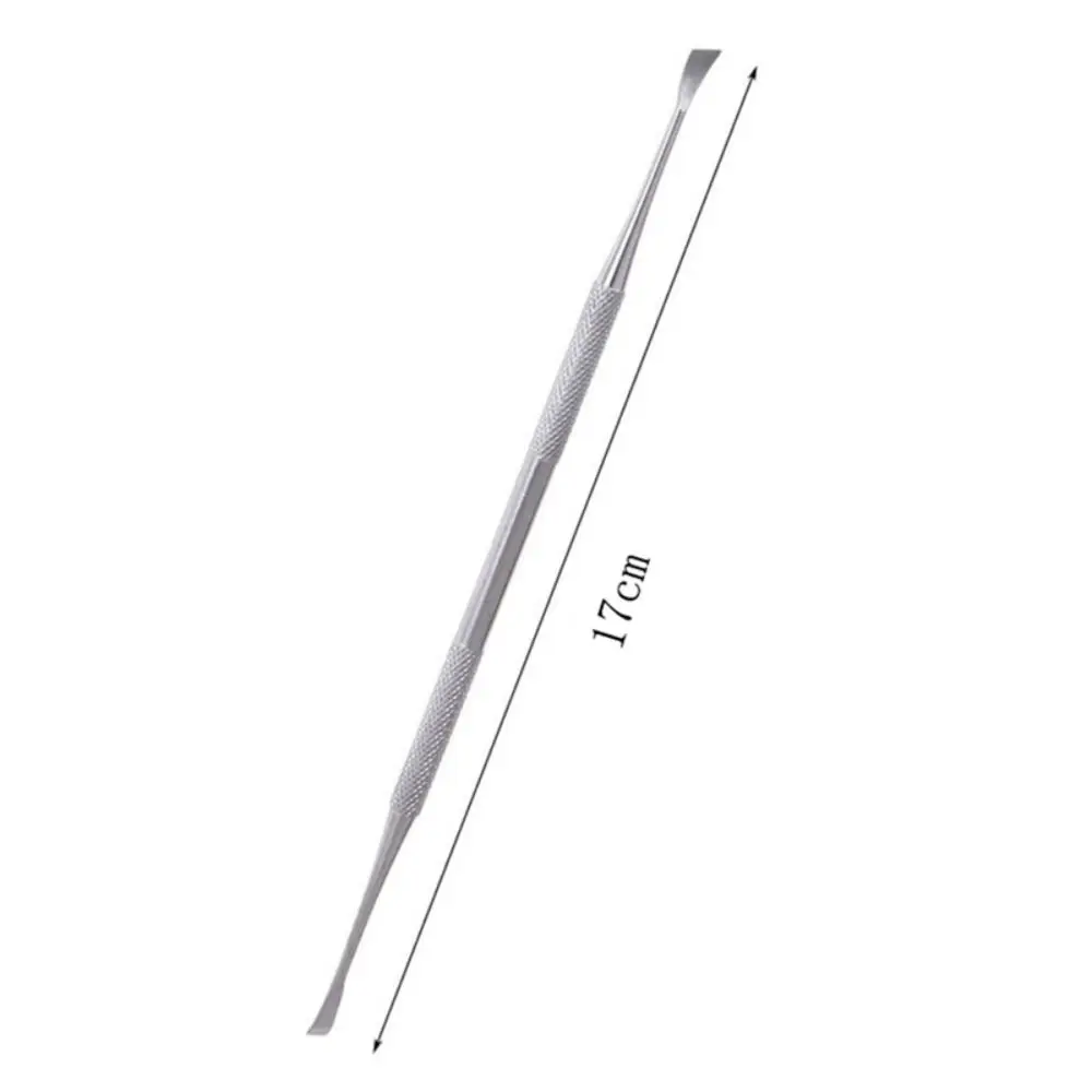 Stainless Steel Dog Teeth Cleaning Tool Double Head Non-slip Handle Tartar Scraper Scaler Anti-rust Dental Calculus Remover