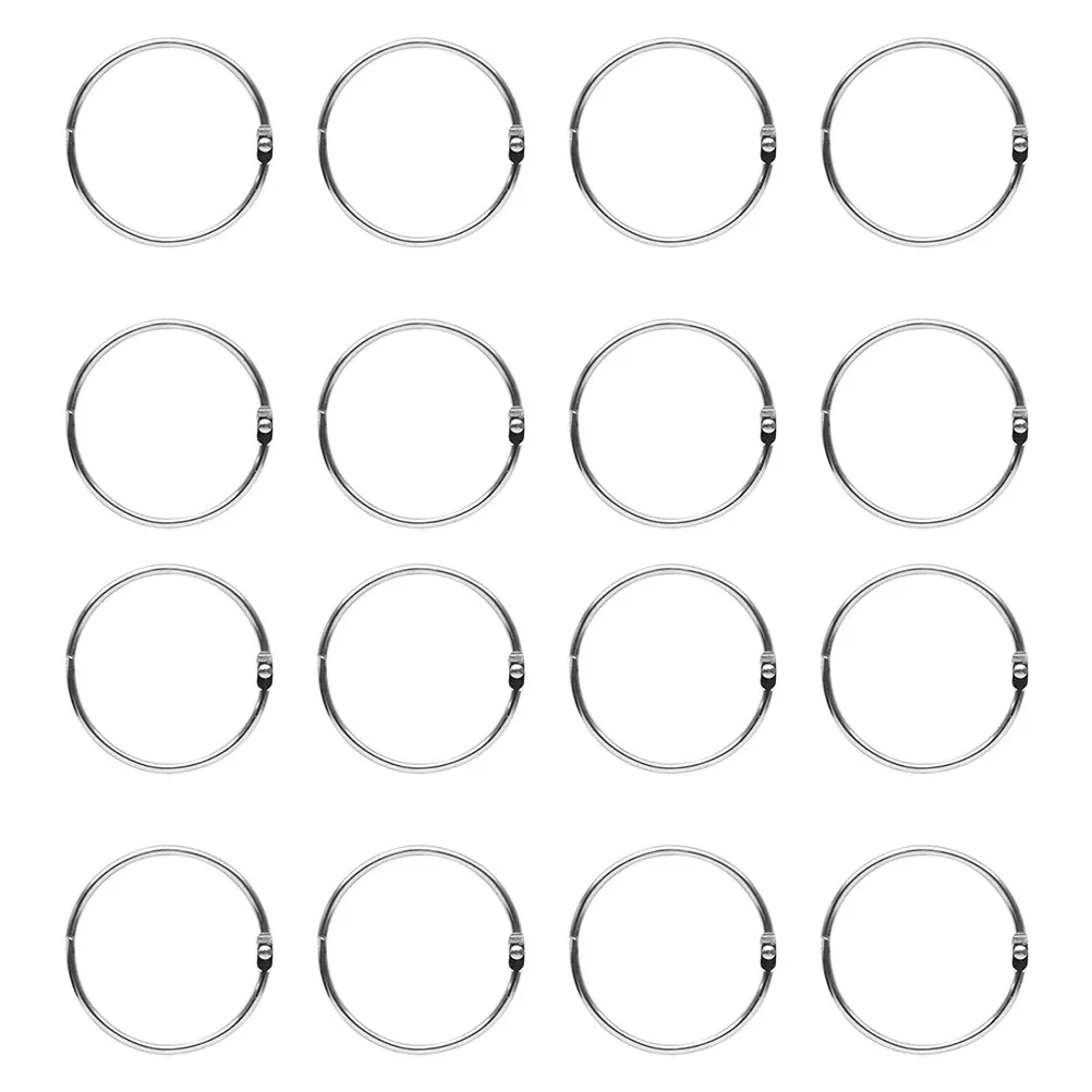 Binder Rings Loose Leaf Book Rings for Notebooks Albums Flash Cards and Key Organization