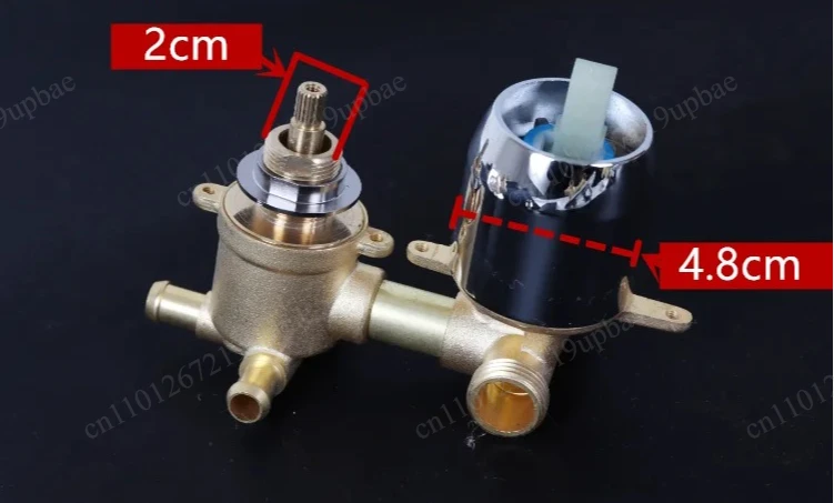 Shower Room Mixing Valve Face Cover Accessories, Old Style Hot Cold Water Gear Switch Integral Faucet Mixer Valve Parts