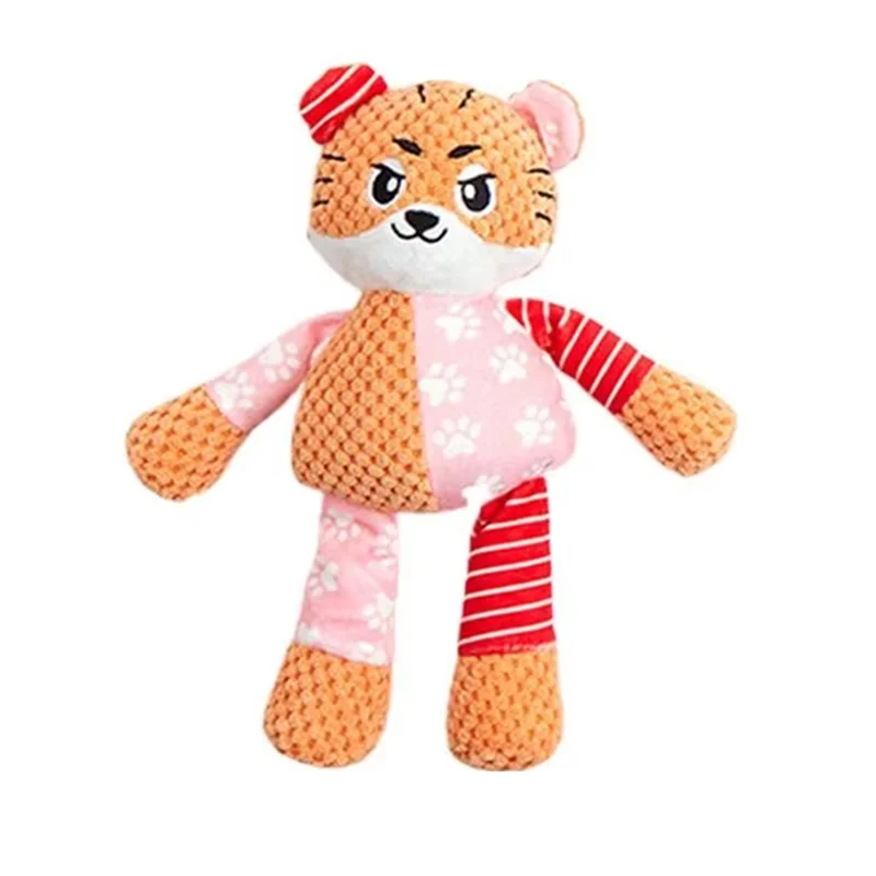 VEHO-Squeaky أفخم الكلب التجعيد Squeakers للجناب الصغيرة والمتوسطة والكبيرة تنظيف الأسنان مضغ اللعب Cleaningke