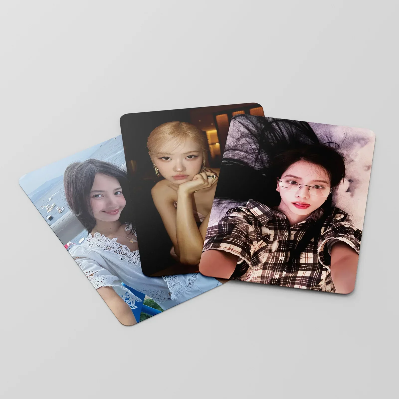 55 Pçs/set Kpop Nascido Rosa JISOO JENNIE LISA ROSE 8o Aniversário Cartão Lomo Cartões Postais Photocard Para Fãs Coleção Presentes