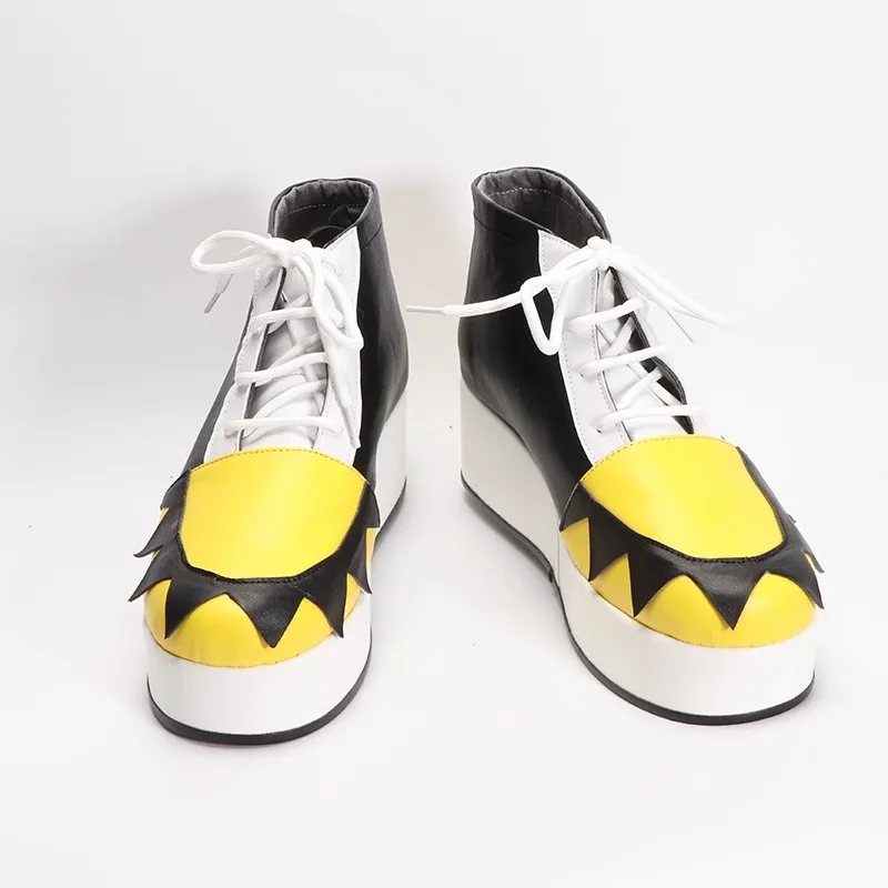 JP Anime SOUL EATER Soul Eater Scarpe cosplay Stivali per costumi in pelle fatti a mano