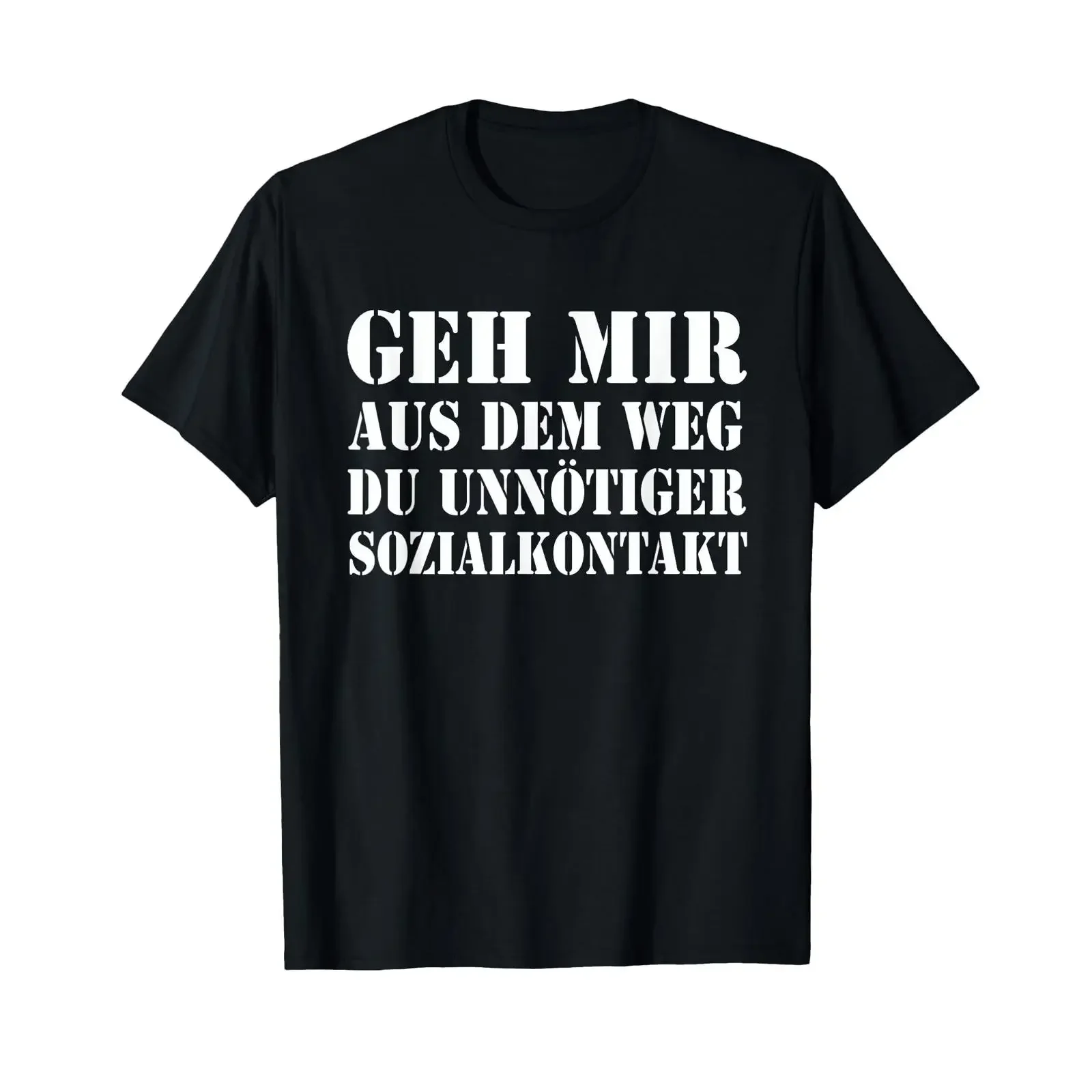 Get out of my way you unnecessary social contact Funny T shirt vintage Washed Casual Top For Everyday Wear Stretched Slightly