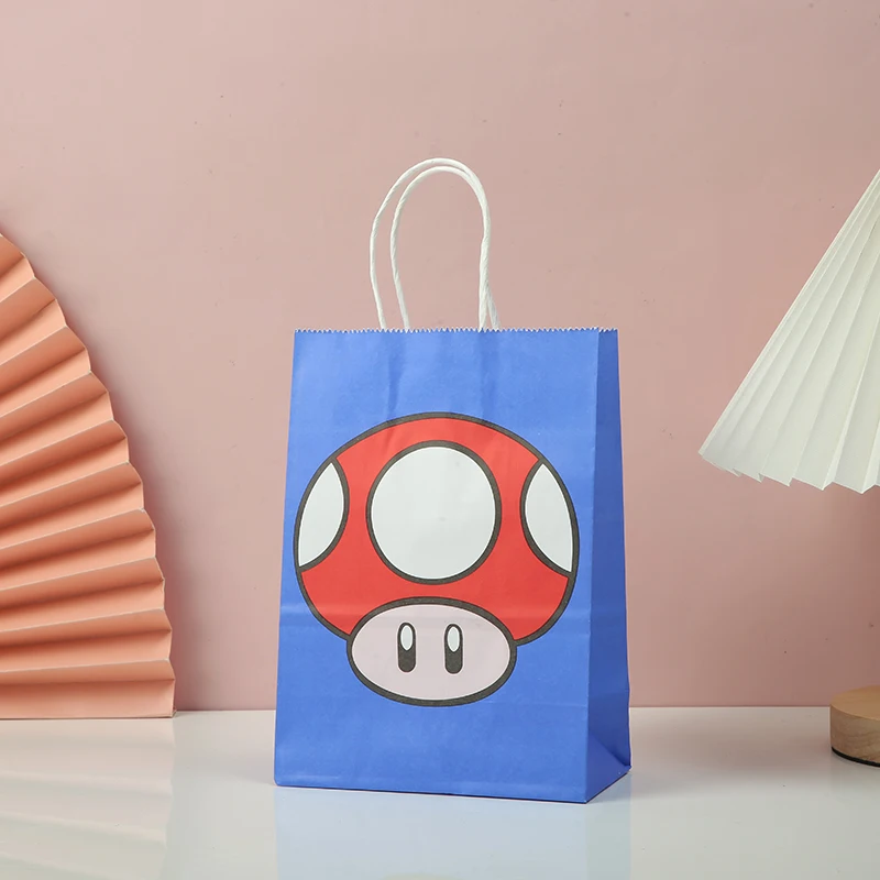 Super Mario Birthday Party Gift Bags Candy Bags Goody Bags Mario Birthday Party Supplies - Image 5