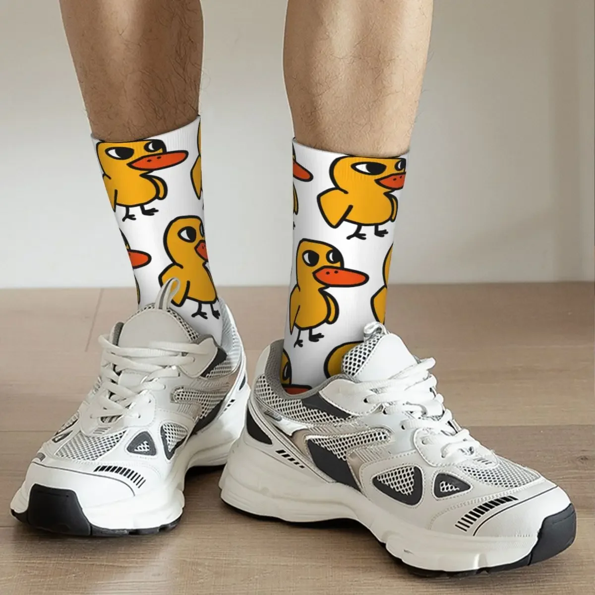 Duck Song-calcetines largos para hombre y mujer, medias absorbentes de sudor, Harajuku, accesorios para todas las estaciones, regalo de cumpleaños