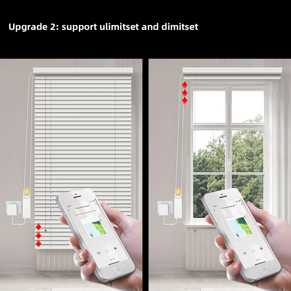 Zigbee graffiti casa inteligente puxar contas rolo obturador motor app cronometragem voz puxar corda cortina motor inteligente