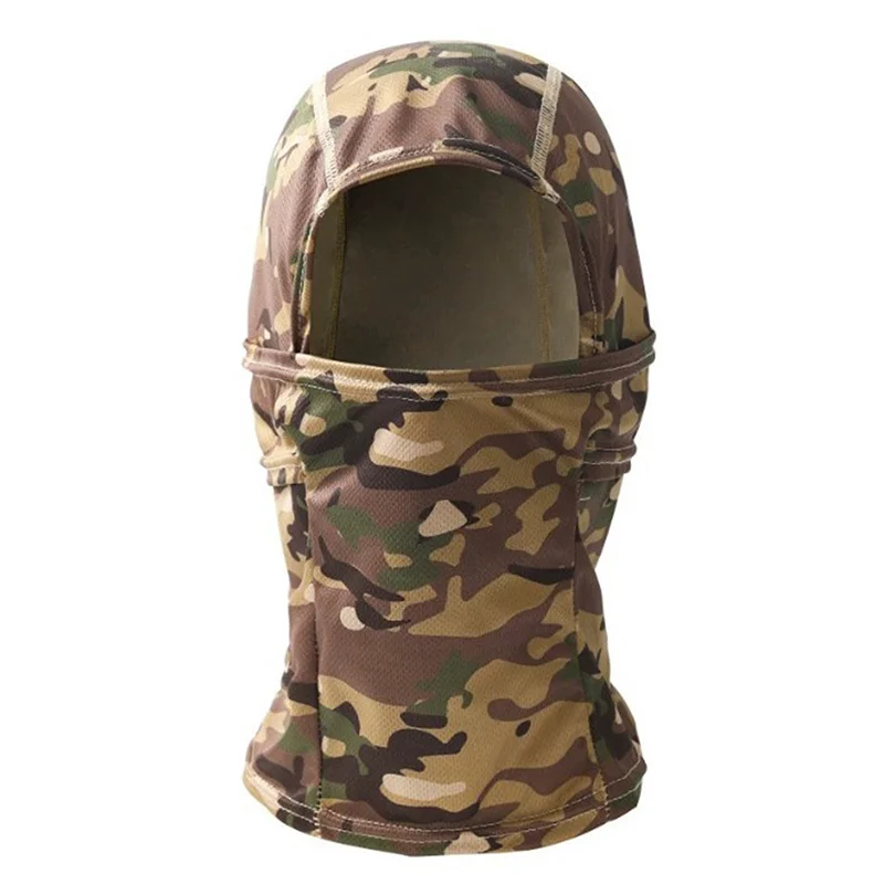 Tactical Camouflage Balaclava Full Face Mask Ski Cycling Hunting Head Neck Cover Helmet Liner Cap Multicam Men Scarf