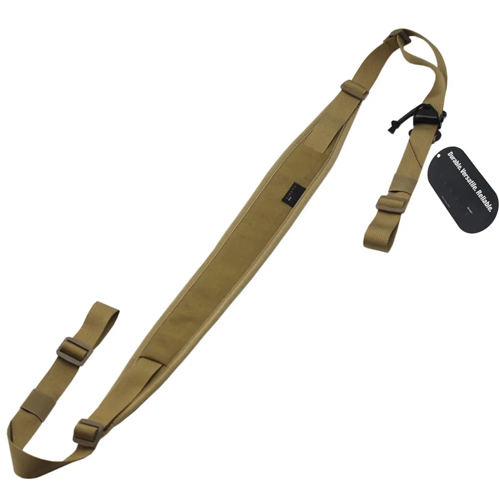 Tactical Rifle Sling Removable Modular 2 Point Sling Padded Combat Shooting Gun Sling Hunting Strap