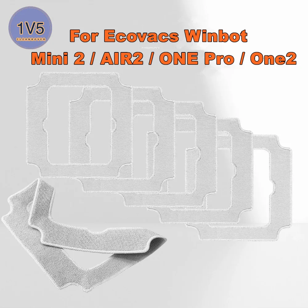 For ( Ecovacs Winbot Mini 2 / AIR 2 / ONE Pro  ) Automated Window Cleaner Parts Mop Cloth Replacement Parts Kit