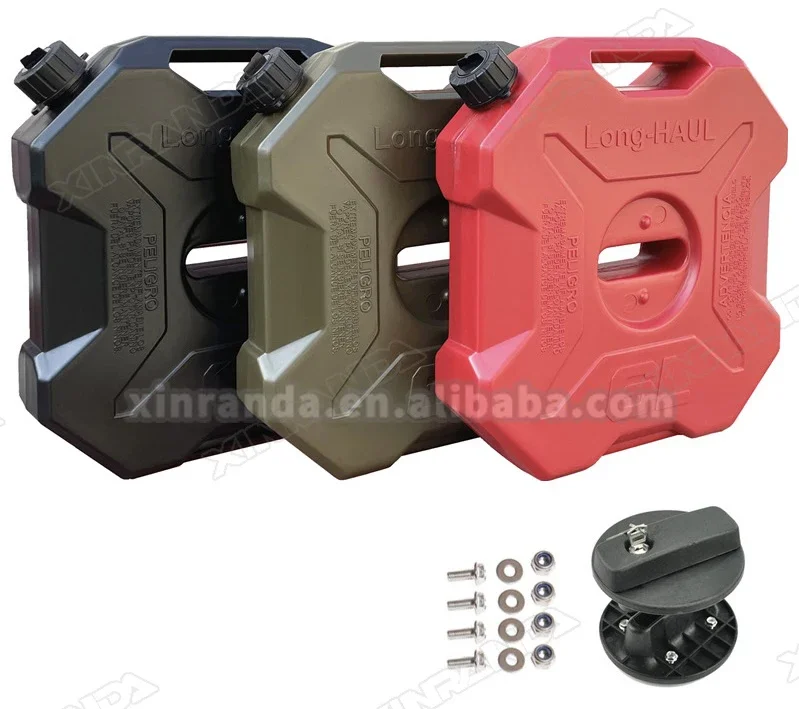 กลางแจ้ง 6L พลาสติกการใช้ถังน้ํามันเบนซินดีเซลถังน้ํามันกลอง Jerrycan สําหรับ Suzuki Jimny JB64 JB74 JB64W JB74W JB74 JB43 JB23