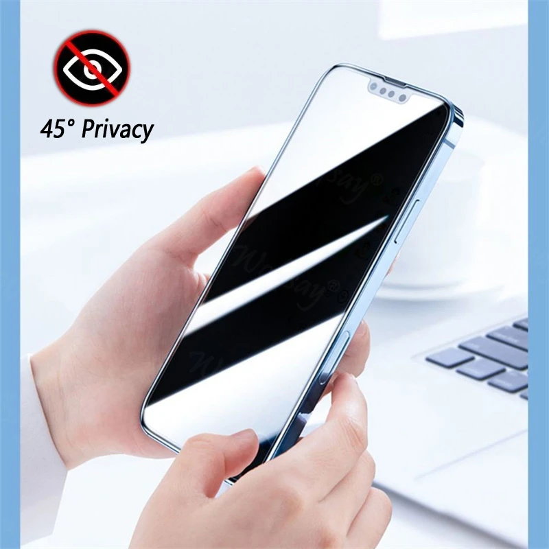 Protector de Pantalla de Privacidad para iPhone 17e, Vidrio Templado Antiespía para iPhone 17e 16e, Vidrio para Cámara para iPhone 17e, 6.1 pulgadas 4