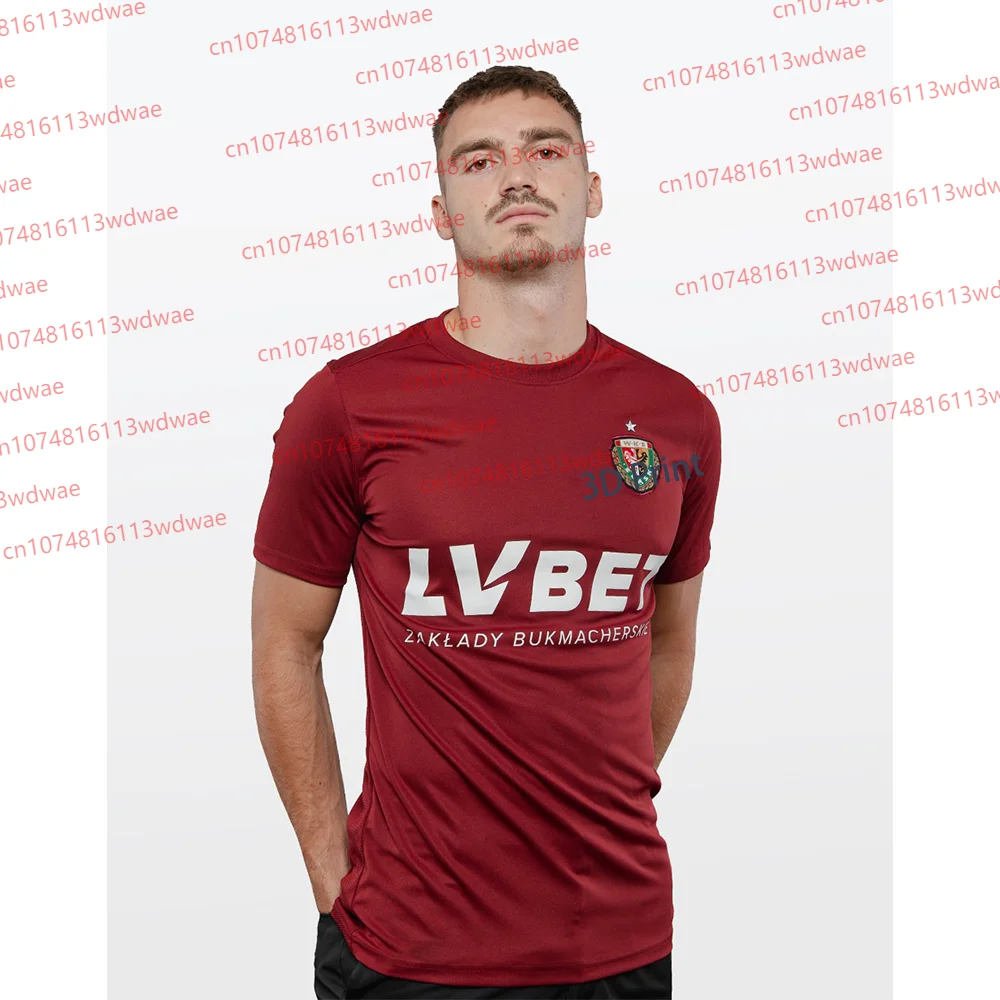 البولندية لكرة القدم جيرسي كيت الصيف الرجال كرة القدم تي شيرتات قصيرة الاكمام في الهواء الطلق سريعة الجافة رياضية سيلاسك بروكلافاك كيت المنزل جيرسي طفل