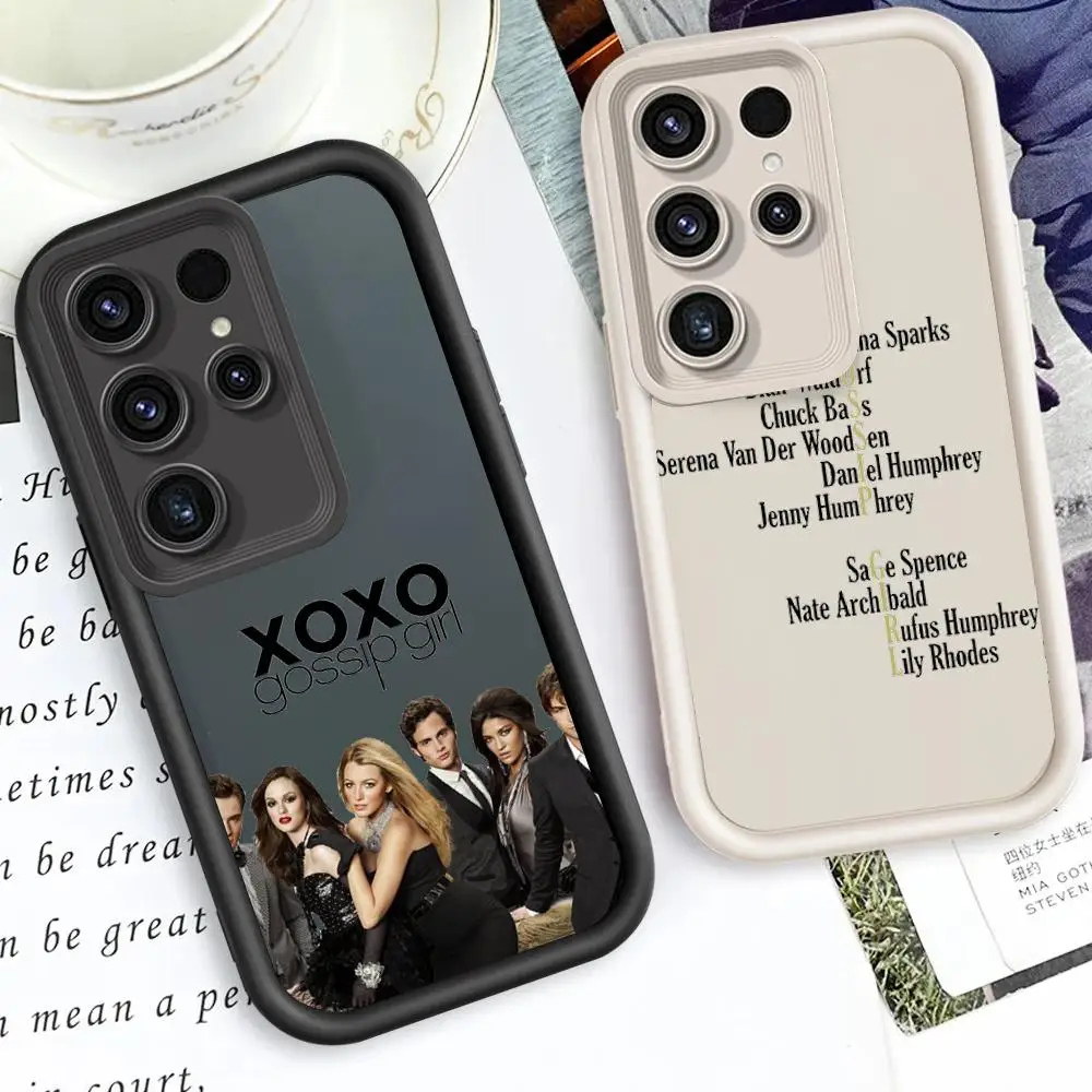 TV G-Gossip Girl Love Best Friends MINISO Phone Case Eye Ladder For Samsung A13 12 33 5G S25 5G S25 24 20 23Plus Ultra5G