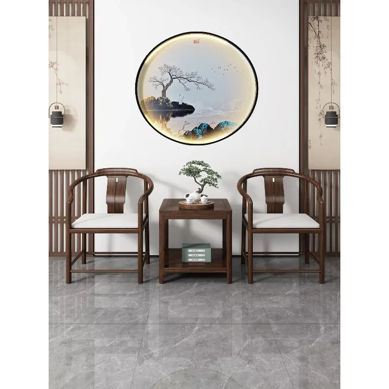YZ-6 New Chinese Solid Wood Household Taishi Chair Ebony Leisure Chair