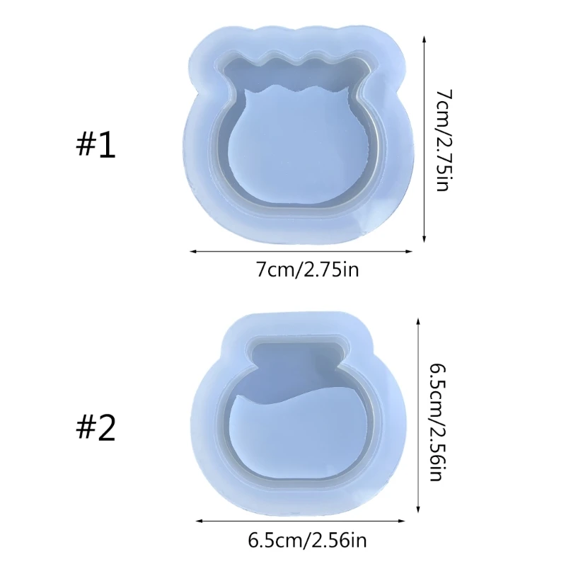 Resin Shaker Mold,Reusable Silicone Mould for DIY Crafts Making