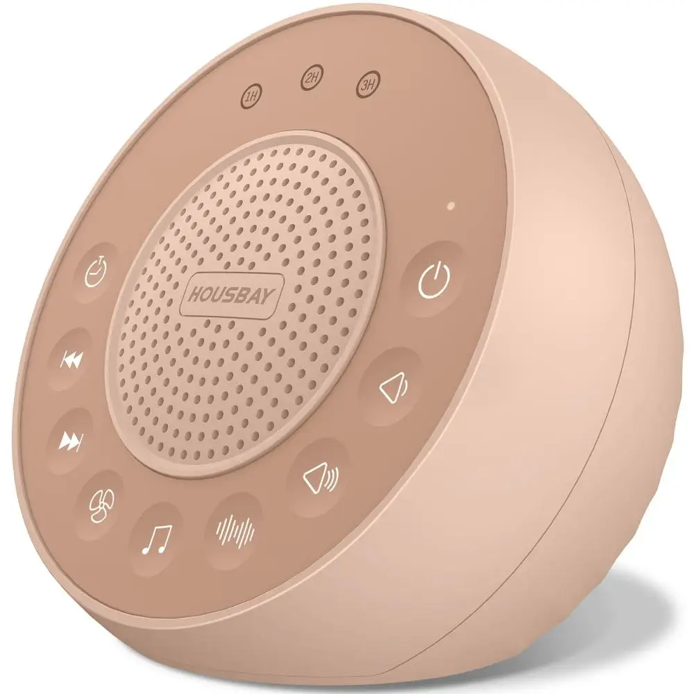 Máquina de sonido para dormir para adultos y niños, dispositivo de ayuda para dormir con temporizador, 31 sonidos calmantes, 5W, ESTÉREO