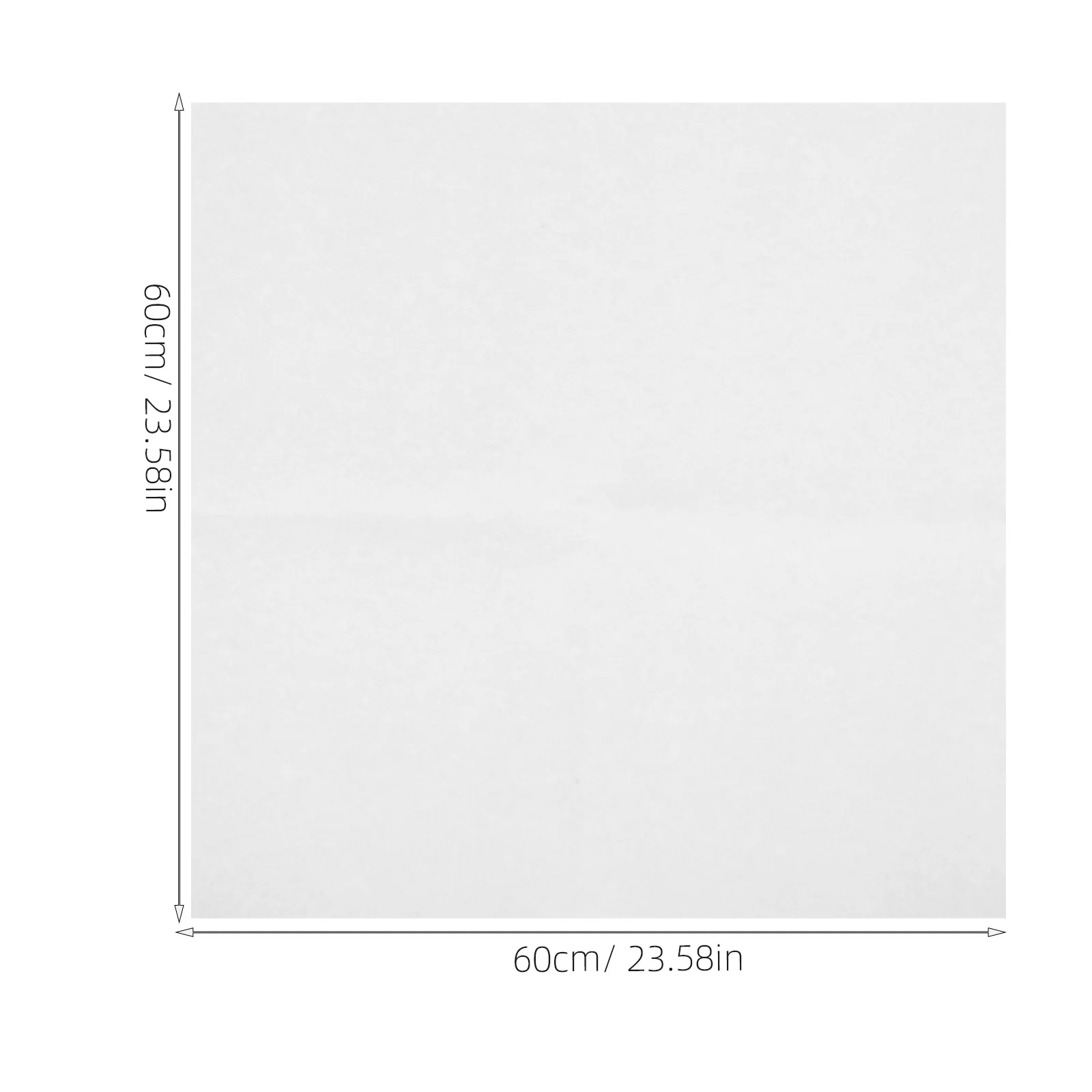 20 قطعة ورق فلتر المختبر 60 سنتيمتر تجارب الكيمياء العلمية عالية الامتصاص التحليل النوعي ترشيح المياه